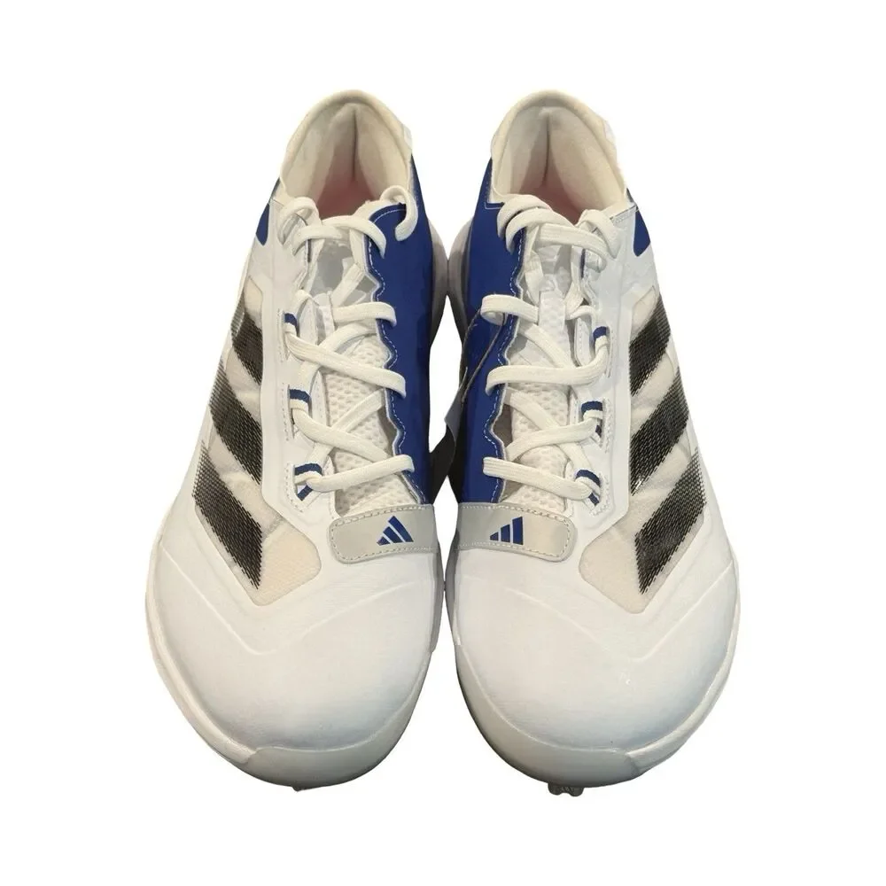 Size 13 Adidas Adizero Impact White Blue Mens Baseball Cleats ID0974